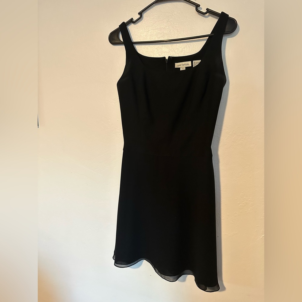 Ann Taylor mixed material dress size 2